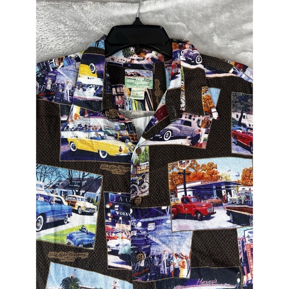 reyn spooner Other - Reyn Spooner Shirt Mens Large Ford Motor Company 100 Years Cars Hawaiian USA
